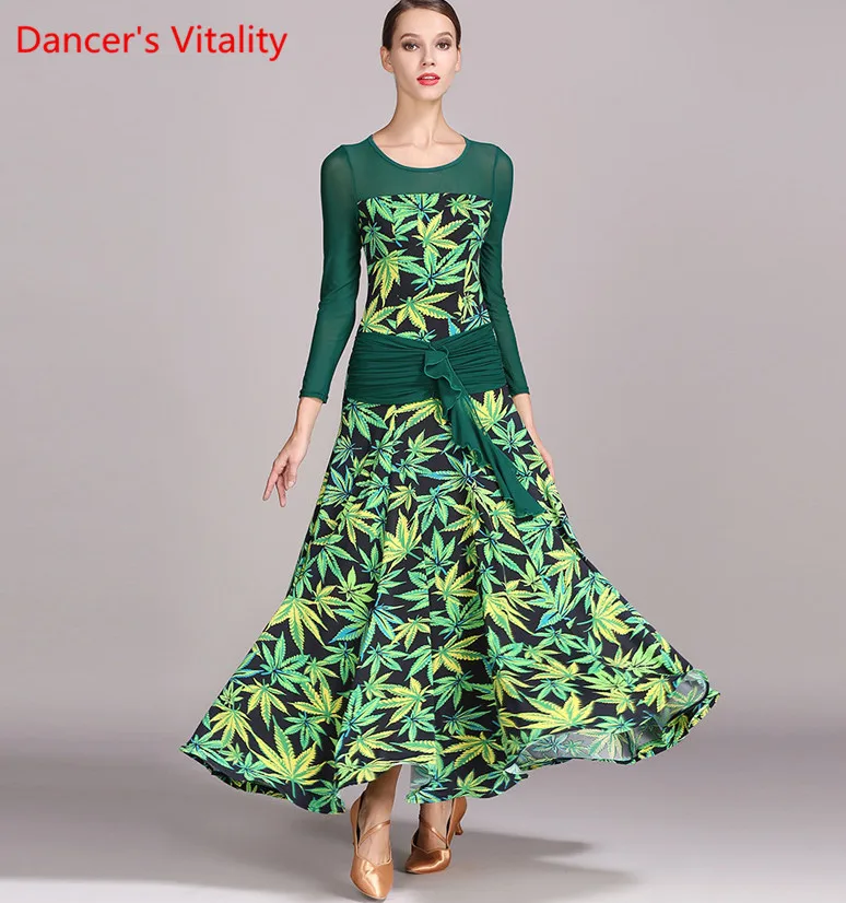 2017 3 цвета стандартное платье для бальной комнаты бальных танцев танцевальные