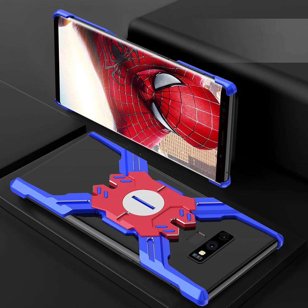 Для samsung Note 9 чехол Роскошный милый жесткий металлический алюминиевый сплав противоударный Броня чехол для телефона samsung Note 9 задняя крышка