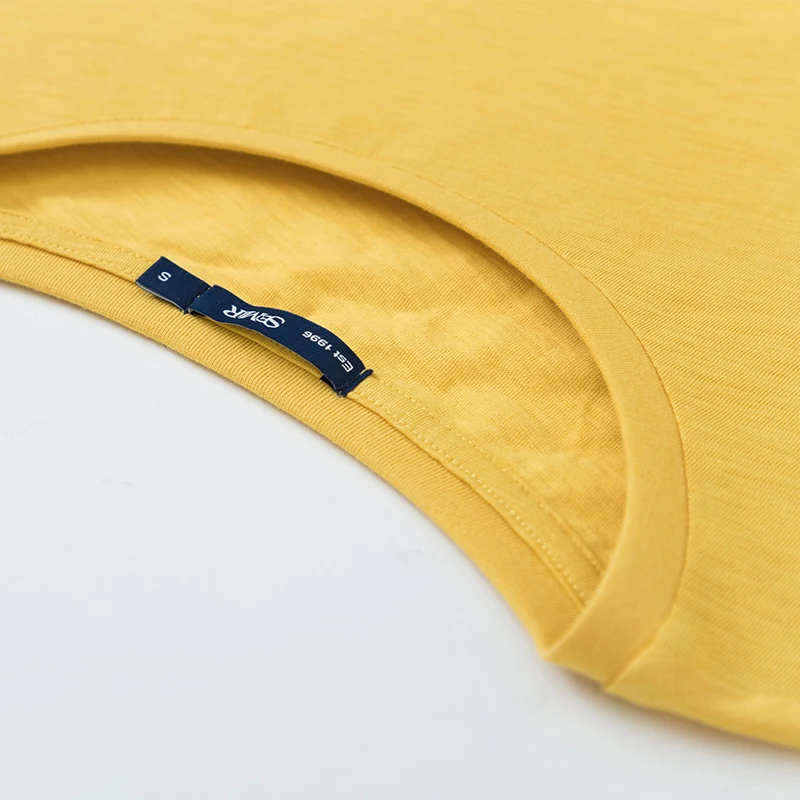 SEMIR футболка женская хлопок Топ Футболка Падение плеча женские футболки летние