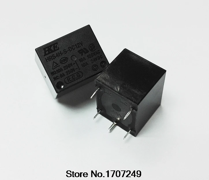 Бесплатная доставка 10 шт./лот 100% новое оригинальное реле HRS4H S DC12V C 5PIN HKE DC12V|5pin relay|hke
