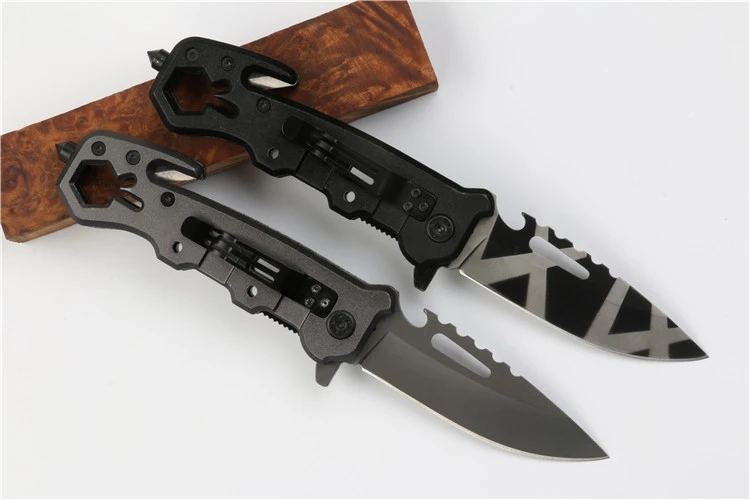 Складной карманный нож BENYS 57HRC серый многофункциональный инструмент походные