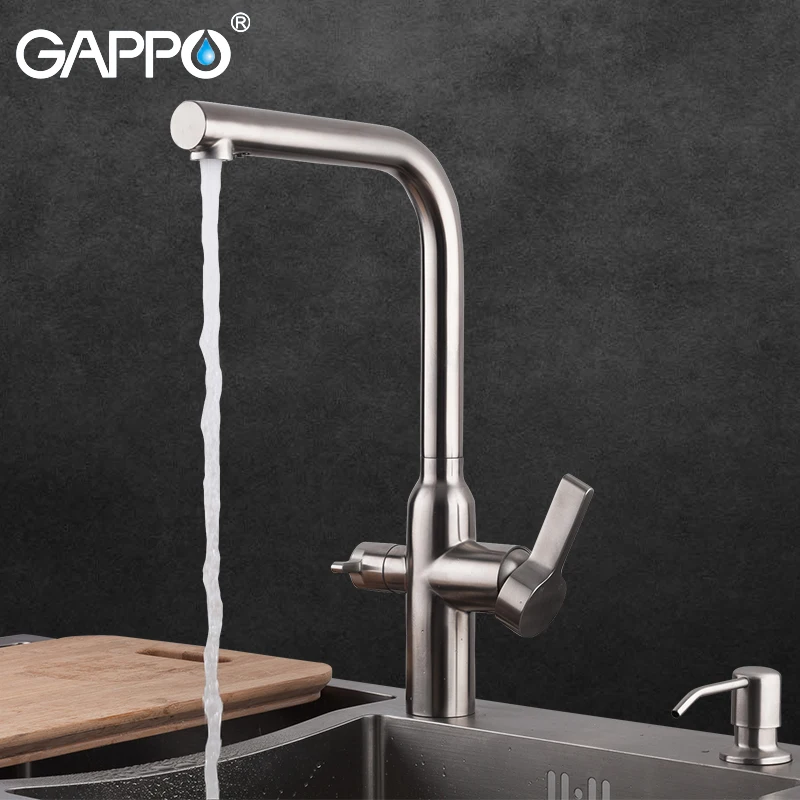 GAPPO смеситель для кухни из нержавеющей стали кухонный кран раковины воды