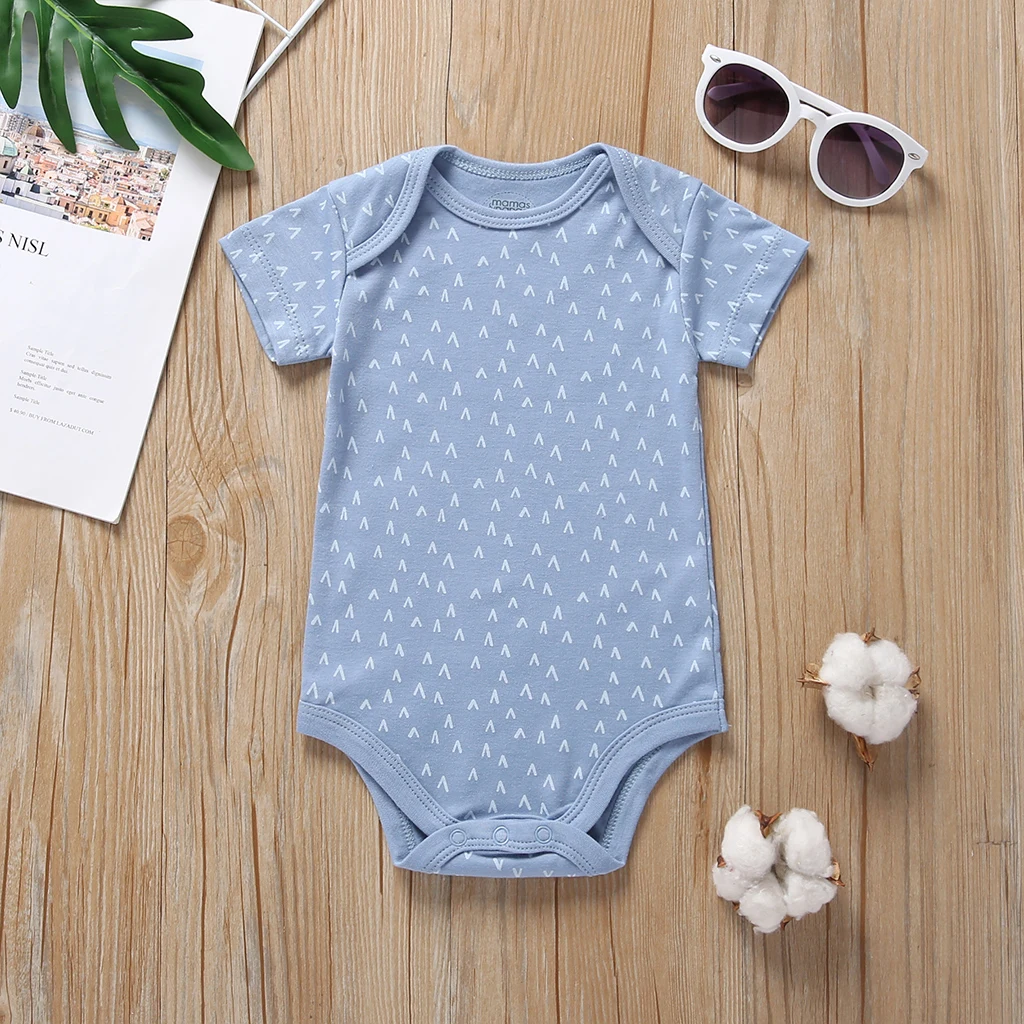 Новое поступление боди с короткими рукавами для маленьких мальчиков одежда