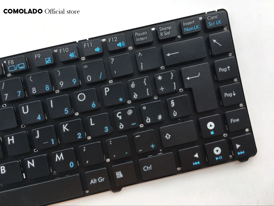 Это итальянская клавиатура для ASUS EeePC Epc 1215T 1215 1215N 1215P 1215PED 1215PN черная без рамки