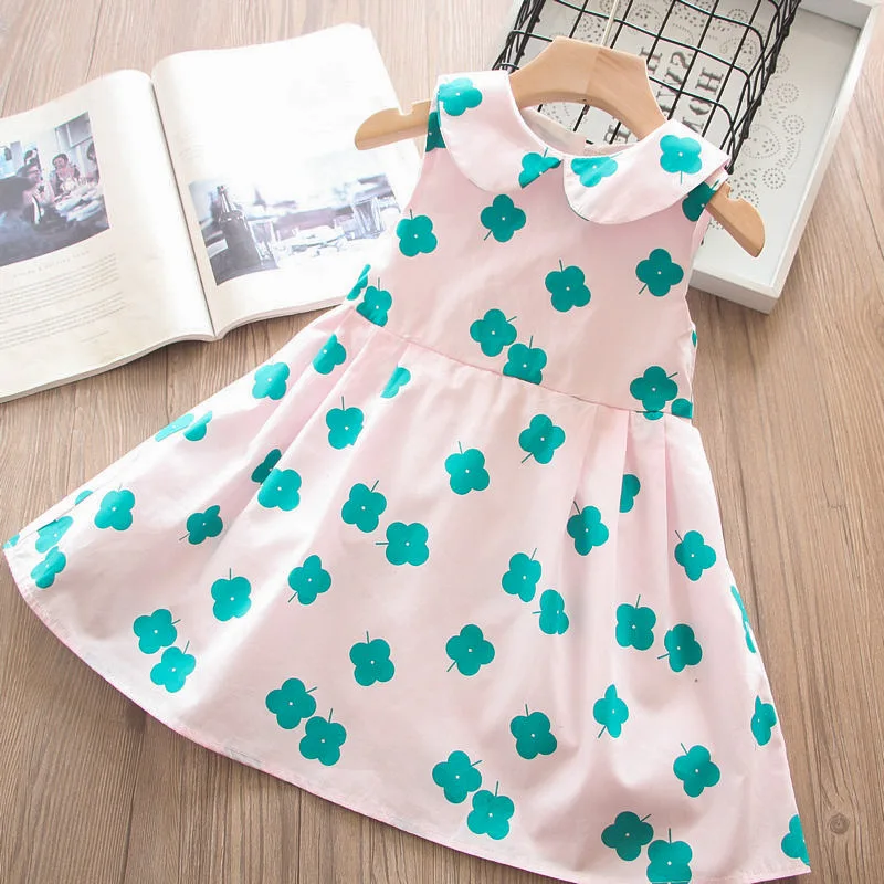 Toddler Girl Summer Dress Cotton Kids Dresses For Girls Wholesale Lots Bulk Clothes Little Floral Party White | Детская одежда и