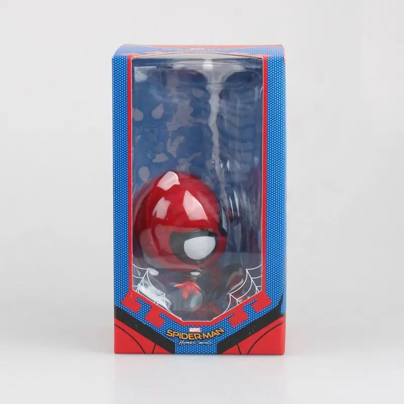 Автомобиль мультфильм модель человека паука интерьер встряхнуть голову игрушка