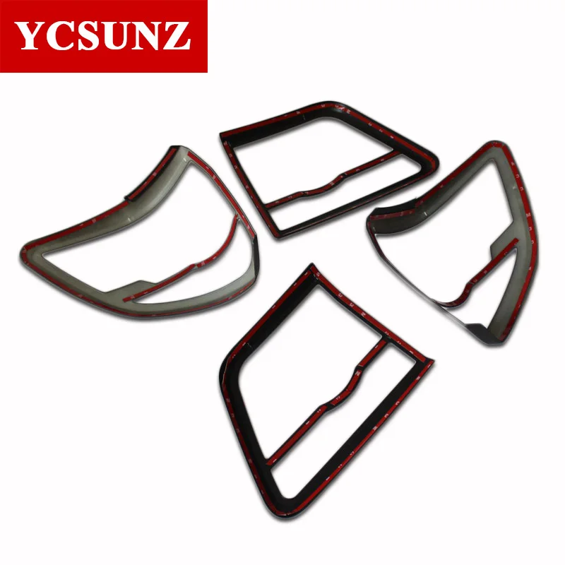 Автомобильные аксессуары, черные наборы задних фонарей для Toyota Fortuner Hilux Sw4 2012 2013