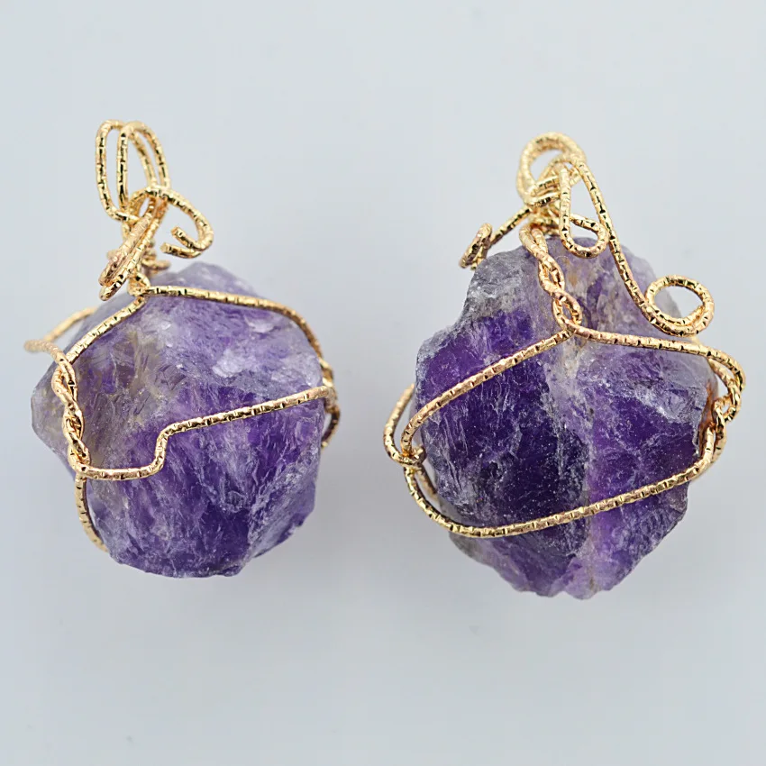 Кулон из натурального камня необычной формы кварцевый кристалл с ручной работы