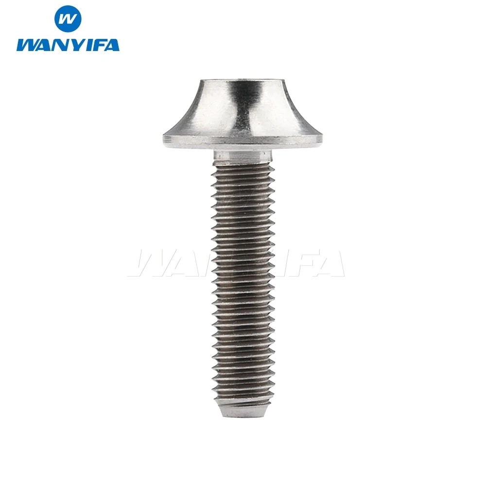 Titanium Титановый болт Ti M5x20mm с головкой Torx M5 20L винт для велосипеда 6 шт - Цвет: Titanium