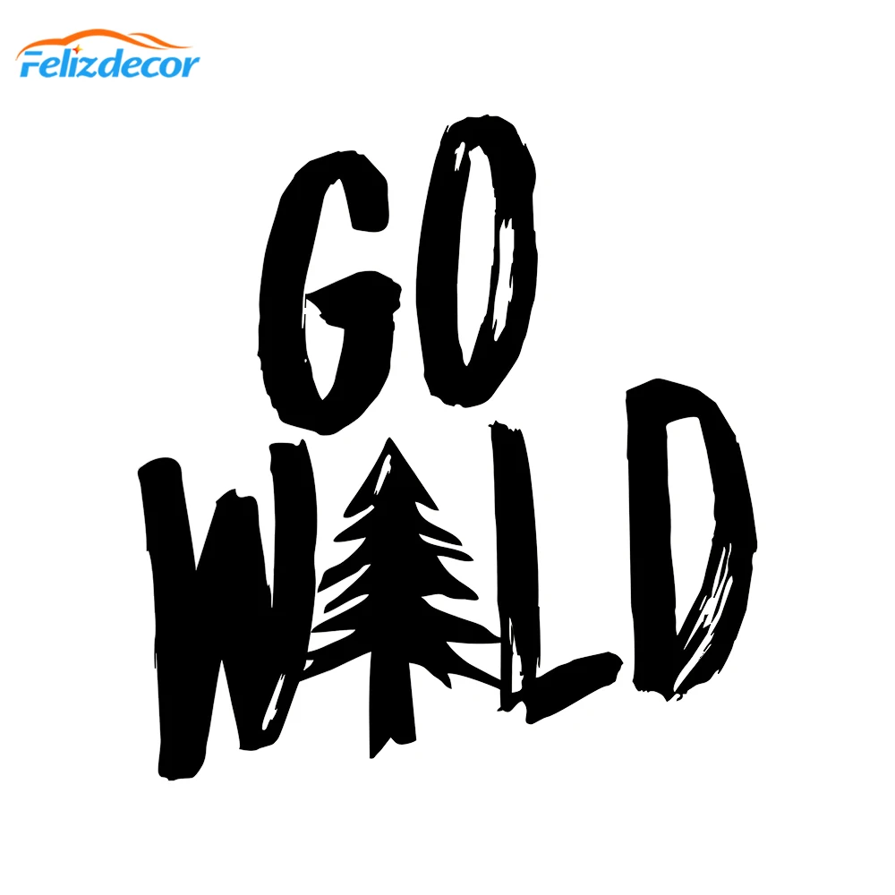 Go Wild Nature Виниловая наклейка на автомобиль походные автомобильные наклейки окно