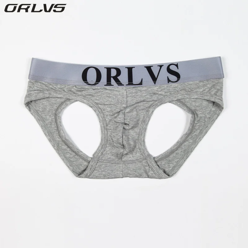 ORLVS Новый Для мужчин трусы хлопок дышащий Сексуальная Гей белье выпуклая Дизайн