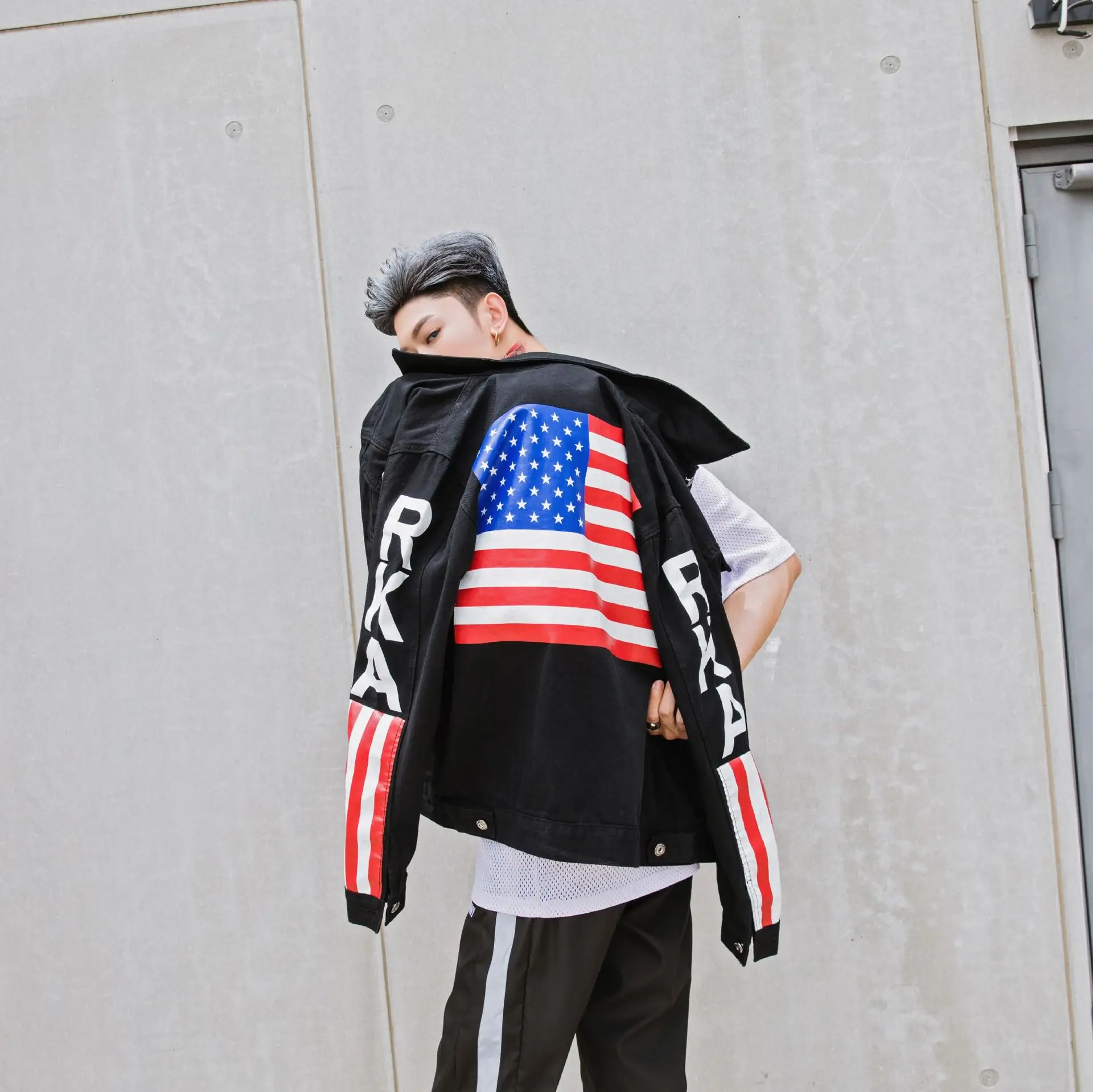 2018 осеннее платье пара джинсов ковбои и мужчин Корейская версия BF свитер с