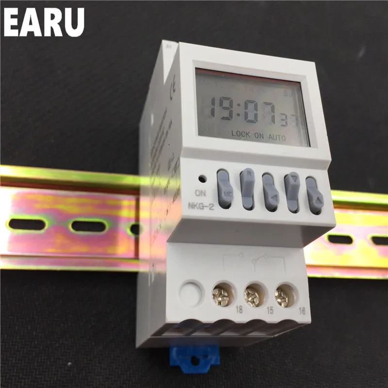 Микрокомпьютер с ЖК дисплеем программируемый таймер релейный переключатель