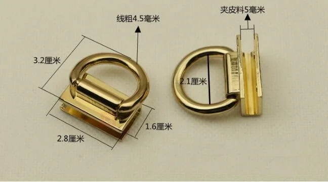 (10 PCS/lot) manufacturers wholesale handbags metal accessories chain shoulder strap link buckle screw ring | Багаж и сумки
