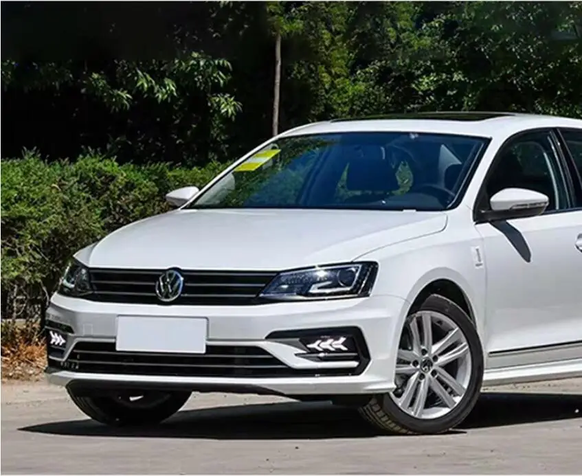 Год forVWjetta дневной свет sagitar Автомобильные аксессуары светодиодный DRL фары для sagitar противотуманные фары