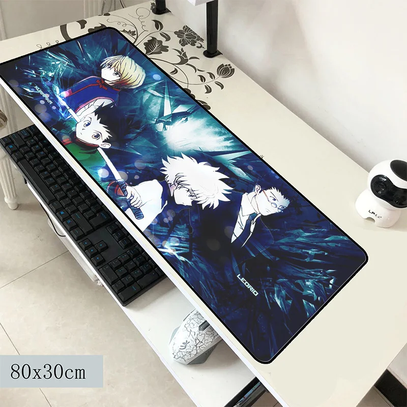 Коврик для мыши hunter x с массовым рисунком компьютерный геймер коврик 800x300x3 мм