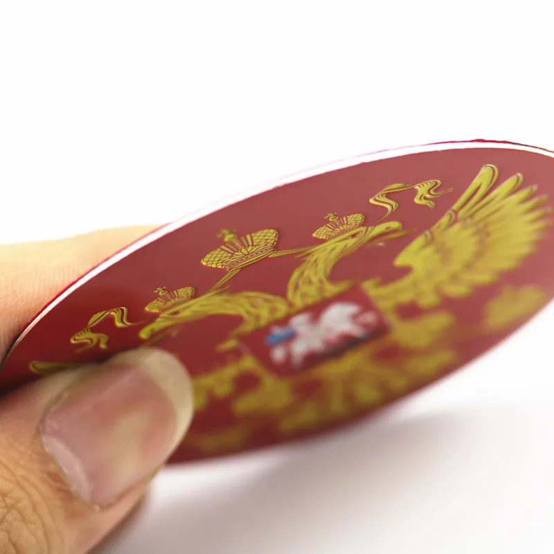 3D герб России Металлическая Автомобильная наклейка наклейки Российской