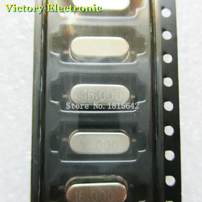 10 шт./лот SMD Кристалл осциллятор Кристалл резонатор 16 МГц 16 м 16,000 МГц 16,000 м 49S HC-49S smd пассивный кристалл