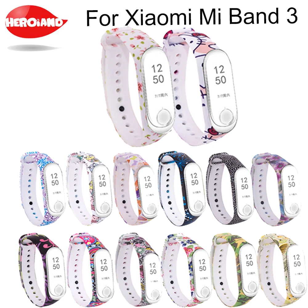 Ремешок для часов Xiaomi Mi Band 3 цветной сменный Браслет смарт 3|Смарт-аксессуары| |