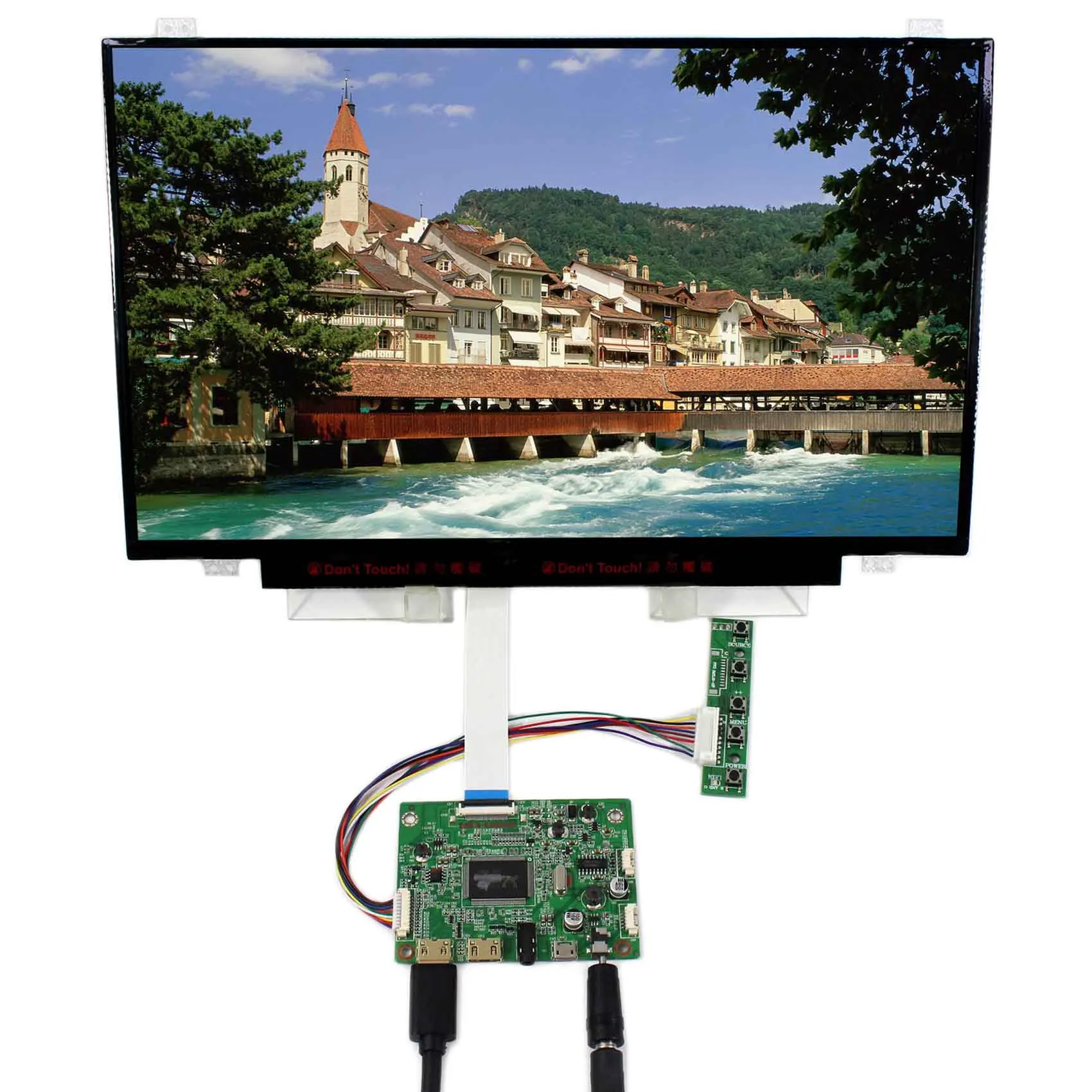 

2Mini HD MI LCD Controller Board 14inch LCD Screen 1920x1080 B140HAN01.2 LCD Display