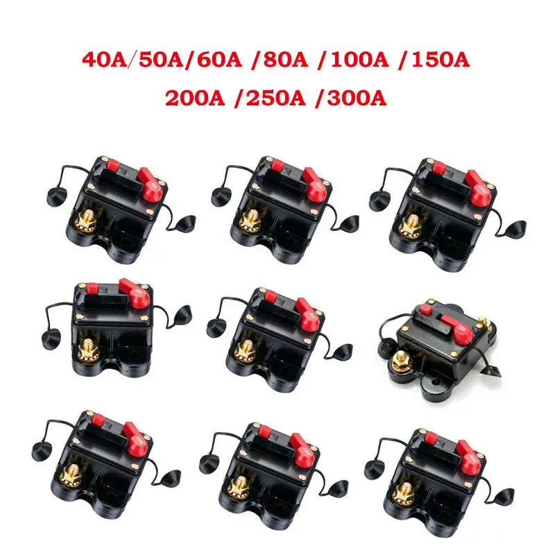 12 V 24 DC солнечная система водонепроницаемый сброс автомата защиты Встроенный
