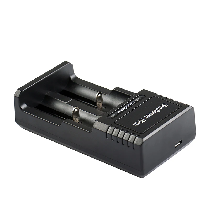 Acegreen 2 слота 18650 зарядное устройство для батарей Li-Ion 18650 16340 18500 26650 18350 литиевая батарея зарядное устройство светодиодный индикатор