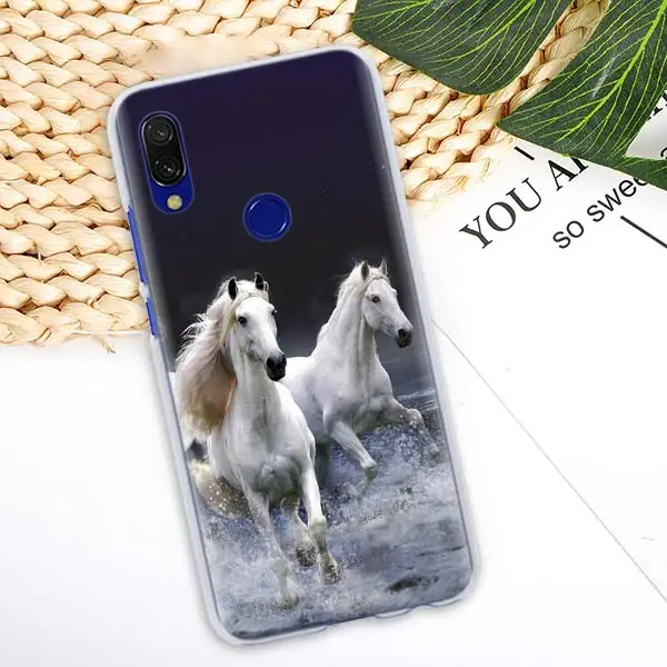 Чехол для бега лошадей для Xiaomi Redmi Note 7 Pro 7 6 5 Plus 5A 6A 4X S2 GO Pocophone F1 чехол для телефона Coque - Цвет: 02