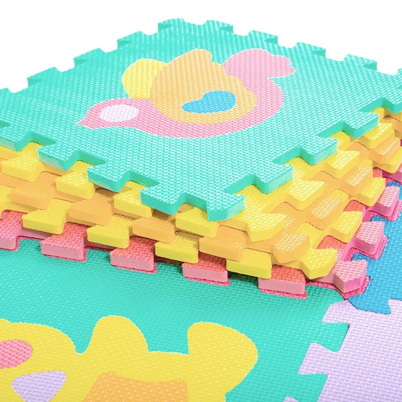 Meitoku baby EVA пенопластовый игровой коврик головоломка/Блокировка транспортировки