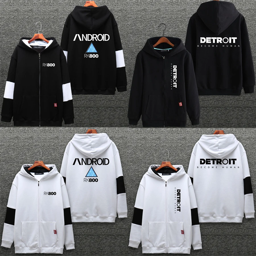 2018 модная толстовка с капюшоном для игры Детройт стать человеком Косплей