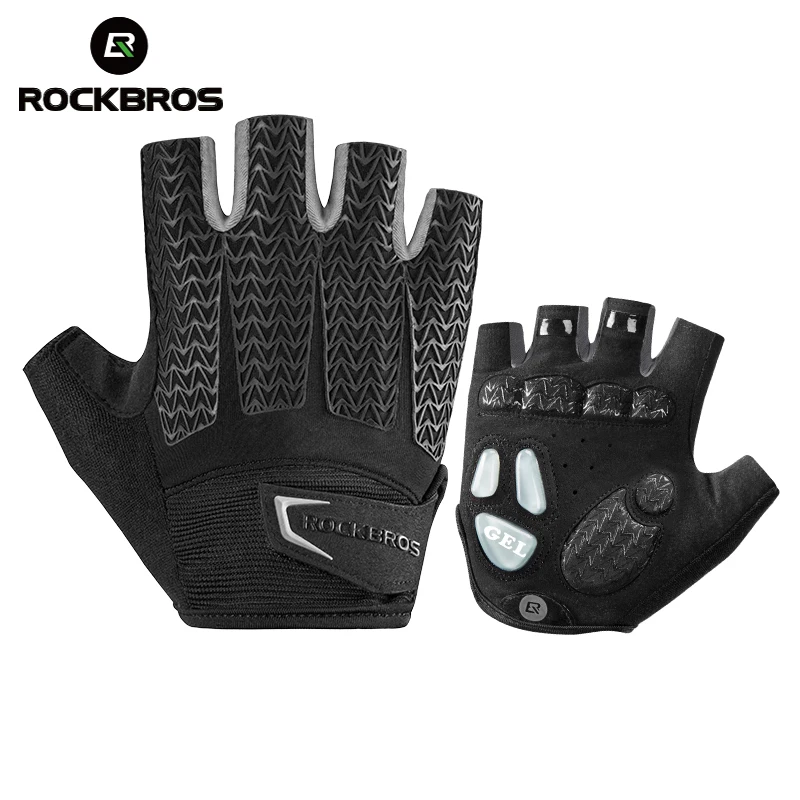 ROCKBROS MTB дорожный велосипед перчатки гель Pad SBR противоударные дышащие