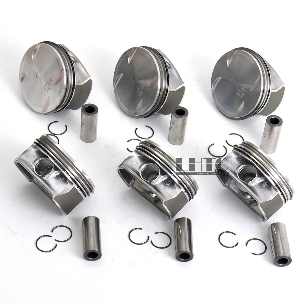 6x100% Brand New Piston &amp Ring 92.9mm 22mm For Mercedes-Benz CLK350 C350 E350 GLK350 3.5 M272 Made in Germany | Автомобили и