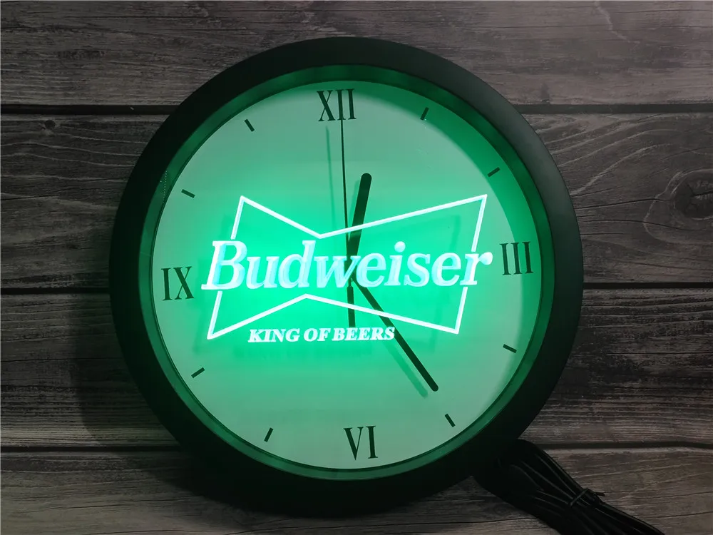 0E009 Budweiser Король пивной бар Паб Клуб приложение RGB 5050 светодиодный неоновый