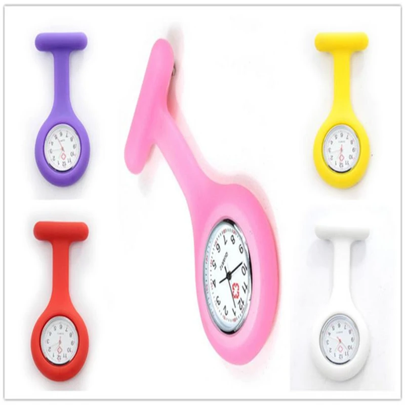 Лидер продаж карманные часы силиконовые медсестры брошь туника на брелке с