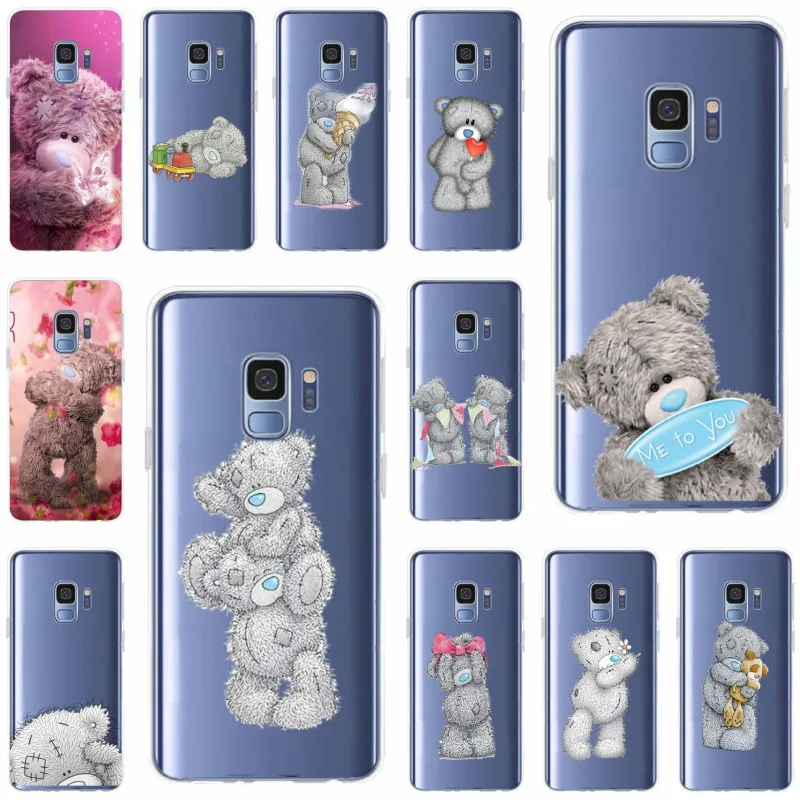 Чехол для Samsung Galaxy S6 S6edge A7 S7edge S8 S9 Plus A5 J5 J7 2016 Tatty Teddy Me To You Bear мягкий силиконовый