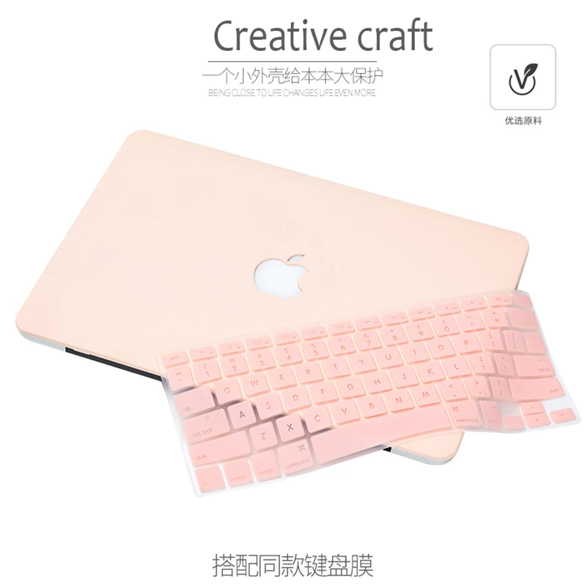 Защитный чехол для ноутбука Macbook Pro Air 13/13 образования легкой пены. 3/15 дюймов защитный Матовый Жесткий Пластик чехол+ клавиатура для ноутбука Mac Тетрадь крышка