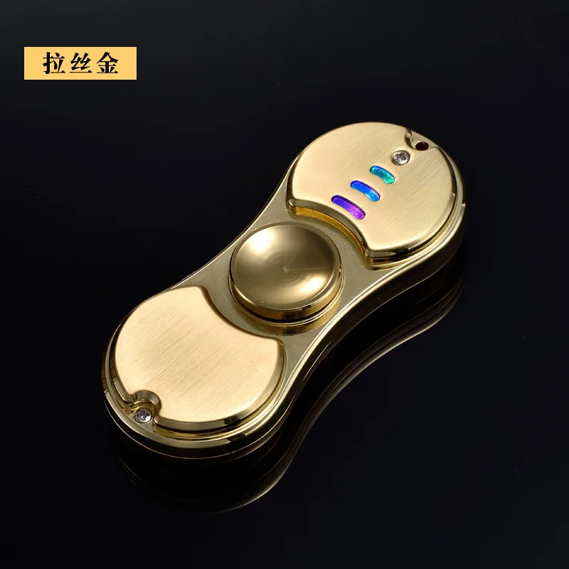 Новинка игрушечный светодиодный светильник-вспышка из сплава Tri-Spinner ручной