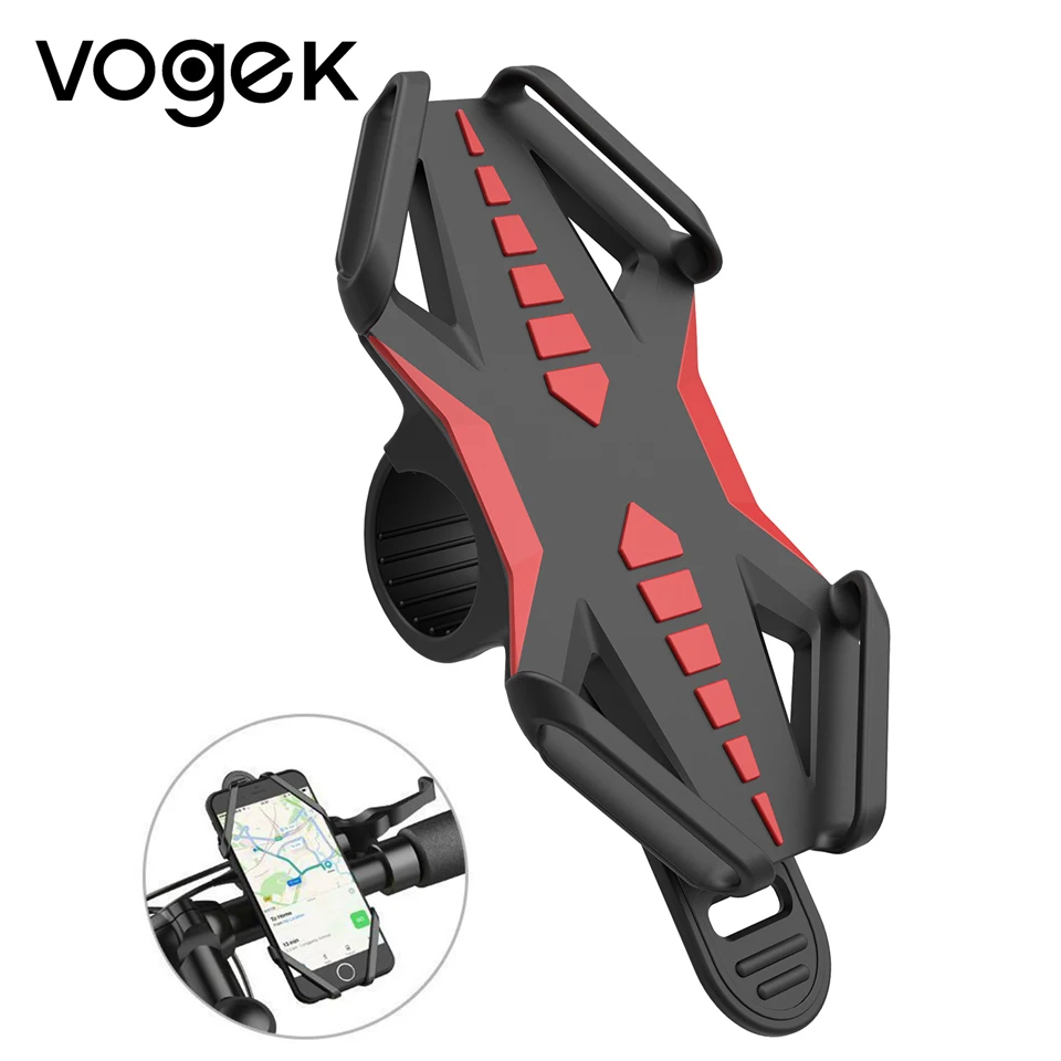 Vogek велосипедный держатель для телефона на руль мотоцикла кронштейн gps подставка для телефона iPhone samsung Xiaomi универсальный силиконовый