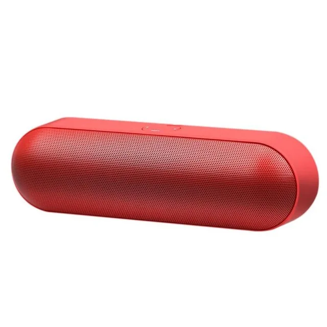 Casaland Портативный беспроводной Bluetooth динамик Мини Pill type динамик s стерео громкий динамик Поддержка FM TF карта AUX - Цвет: Red