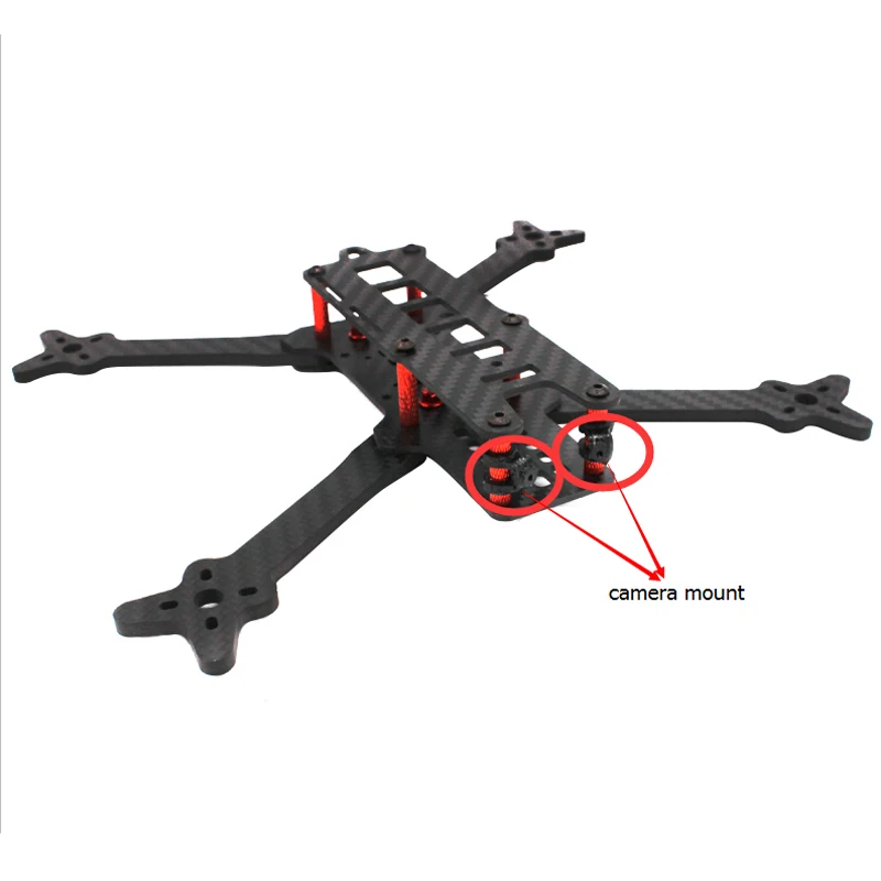 Flowride Фристайл 5 дюймов рамка FPV racing Quadcopter Дрон с 2 мм верхняя пластина 4