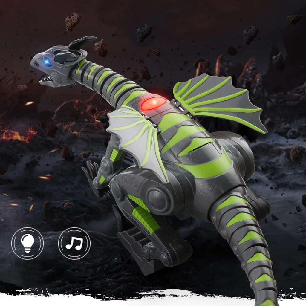 Электрические игрушки для детей пластик Dinosaurios De игрушка фигура светящаяся и