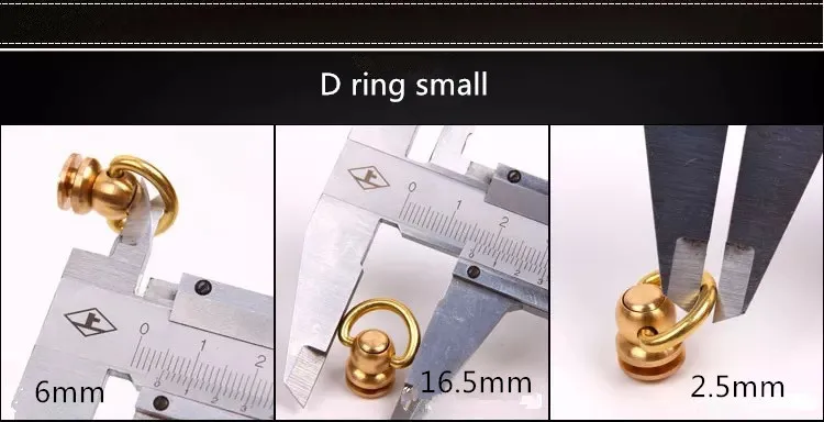 3 шт. латунные d образные заклепки для модных сумок сумка с ремешком и пряжкой