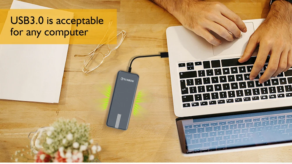 New Item Tcsunbow Lighting USB TYPE-C Portable 500GB SSD Hard Drive For Macbook Notebook Mobile Phone