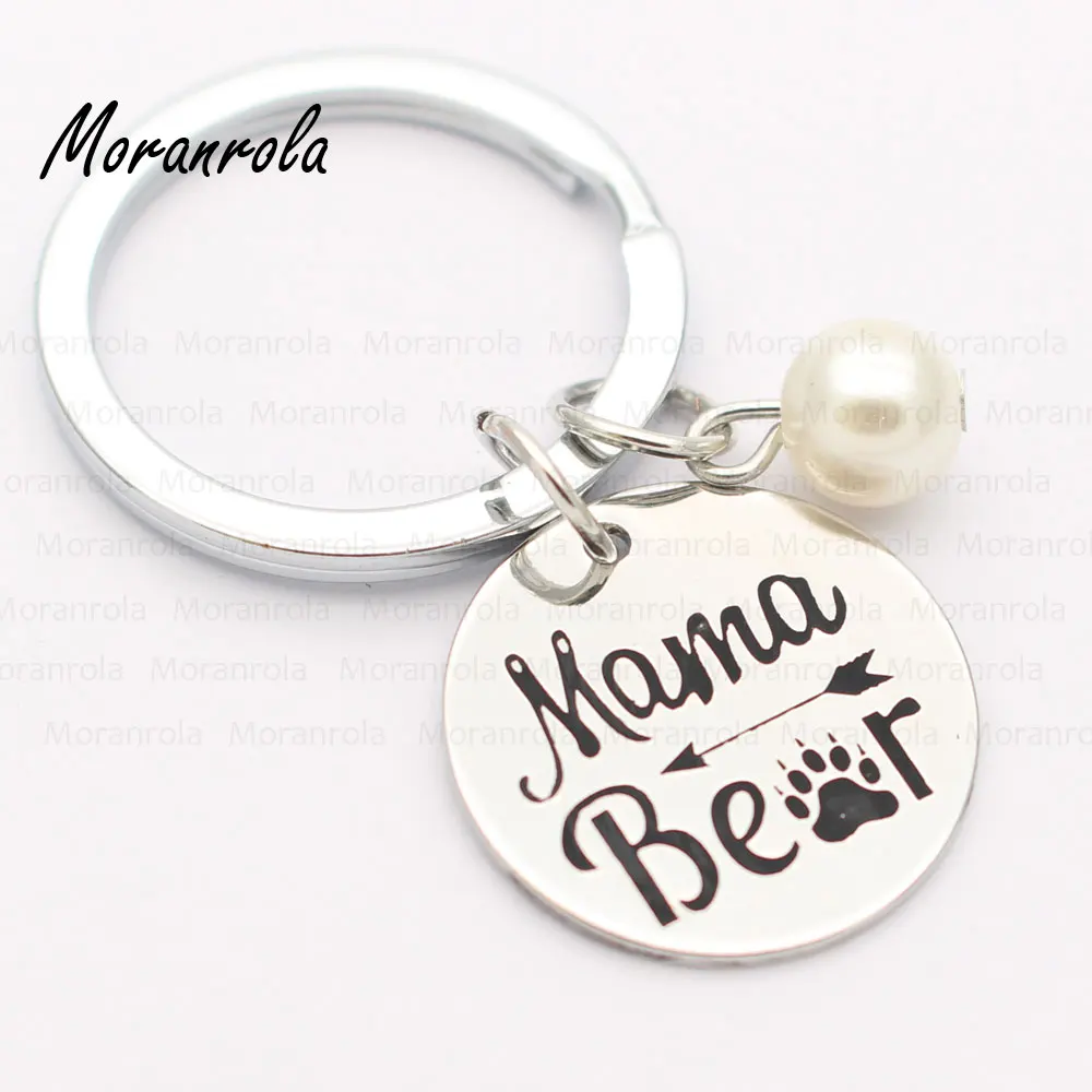 New arried &quotmama bear&quot sister bear&quotnecklace Keychain charm Daughter Gift Mama Bear Papa Family keychain | Украшения и