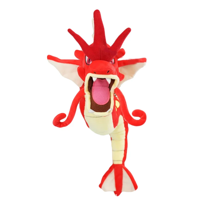 Мультяшная плюшевая кукла игрушки Gyarados 58 см(2") Красный Блестящий Голубой дракон мягкие куклы игрушки животные плюшевые куклы для детей подарок