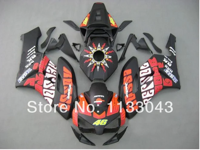 

OEM_Qulaity Injection Fairings for HONDA CBR1000RR 04 05 CBR1000 2004 2005 CBR 1000RR 04 05 black fairing kits #633STF