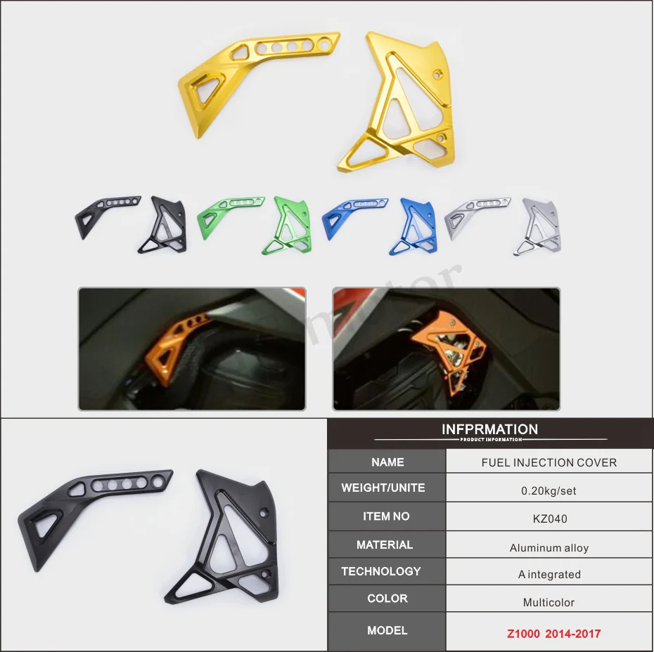 GT мотор CNC алюминиевая рама впрыска топлива чехол для инжектора протектор KAWASAKI
