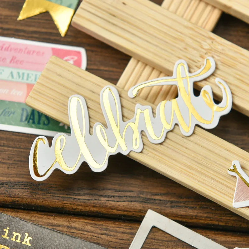 45pc Think Happy Cardstock штампы для скрапбукинга planner/Создание карт/журналистский проект |
