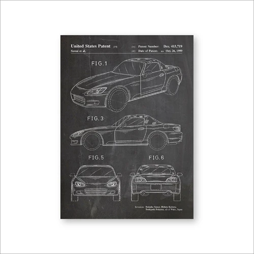 

Патентные принты Honda S2000 Kasamanis