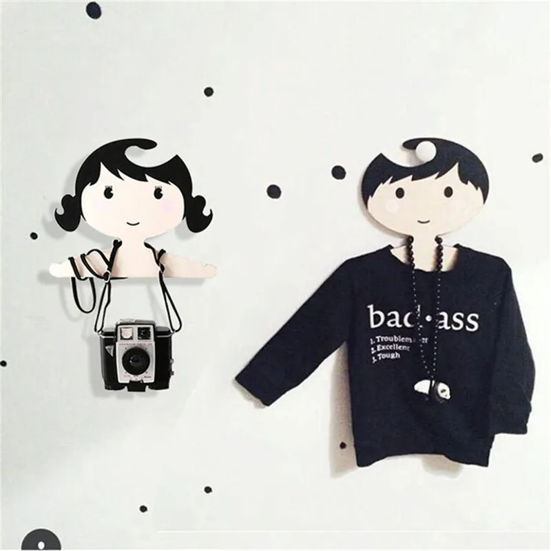 Вешалка для одежды мальчиков и девочек домашний набор скандинавский реквизит