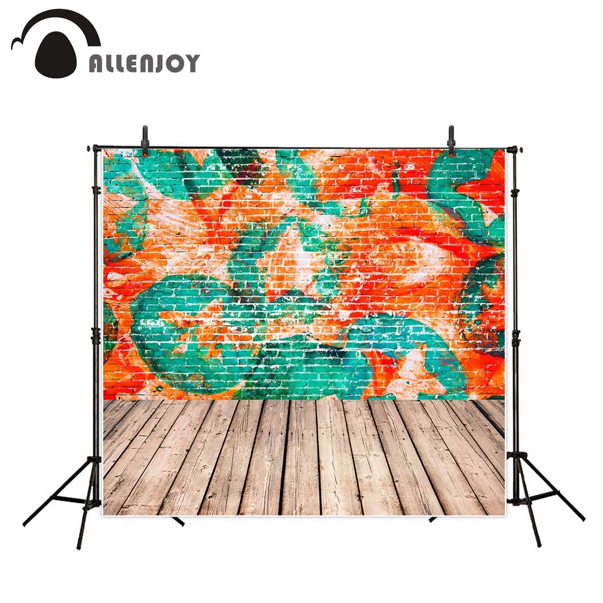 Allenjoy виниловые Фото фоны кирпичная стена пятнистые классические граффити